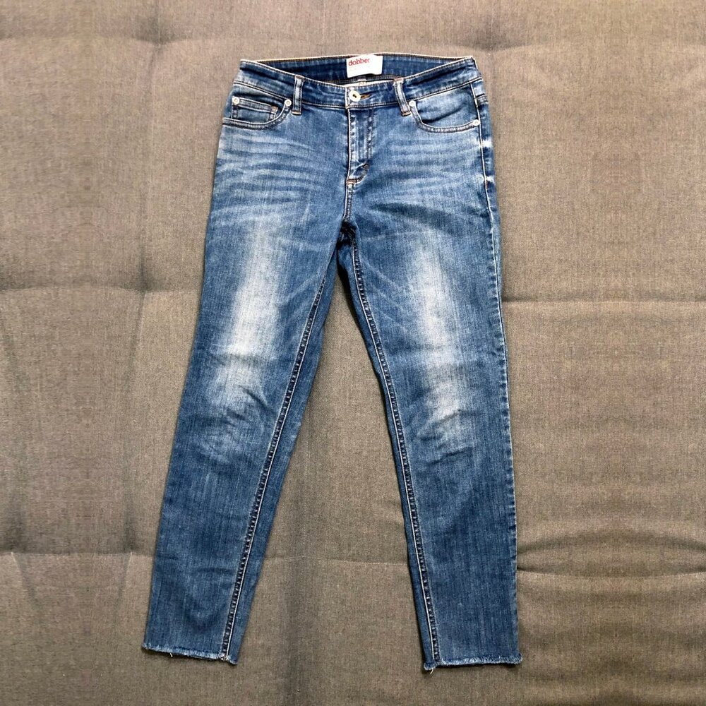 Dobber Blue Denim Skinny Straight Jeans - Size Women's 27